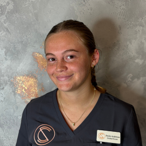 A couple looking at our Meet the team page