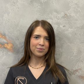 A couple looking at our Meet the team page